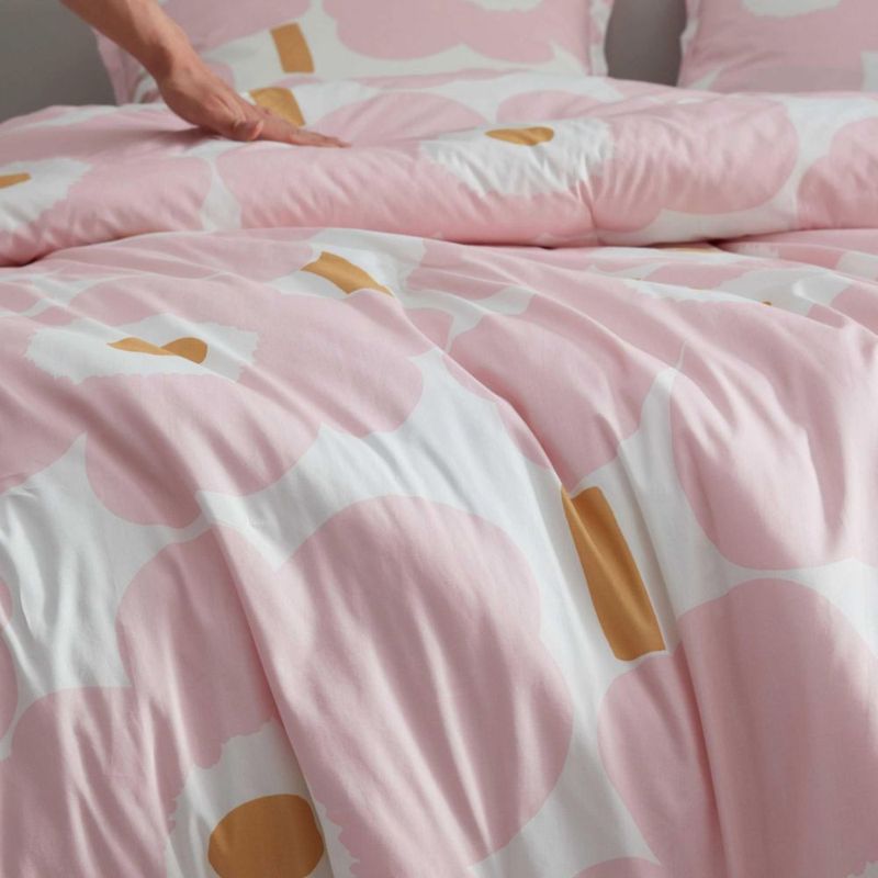 Juego de funda de edredón MARIMEKKO King 270 × 234 cm de percal de algodón
