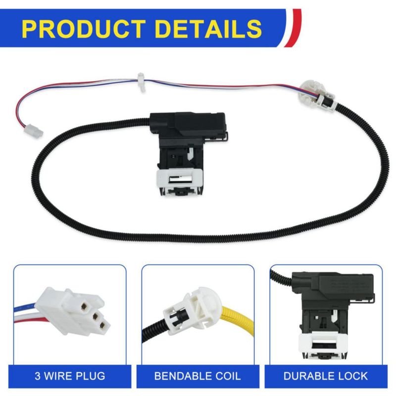 Cerradura de Tapa para Lavadora M Motico W11307244 - Garantía de 3 Años