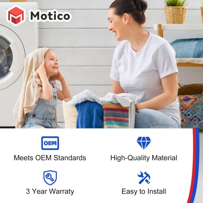 Cerradura de Tapa para Lavadora M Motico W11307244 - Garantía de 3 Años