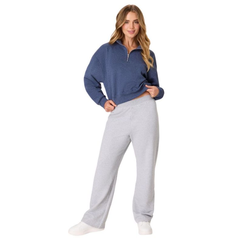 PANTALONES Hanes de Pierna Abierta Talla Grande Color Acero Claro EcoSmart