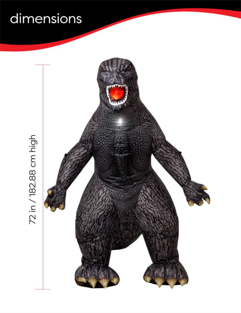 Inflable de decoración Rubies Godzilla 183 cm
