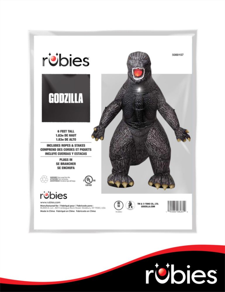Inflable de decoración Rubies Godzilla 183 cm