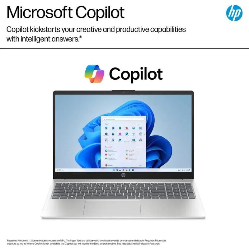 Portátil HP 156" i3-1315U 16 GB RAM 512 GB SSD Windows 11 Pro