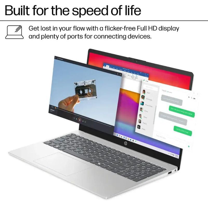 Portátil HP 156" i3-1315U 16 GB RAM 512 GB SSD Windows 11 Pro