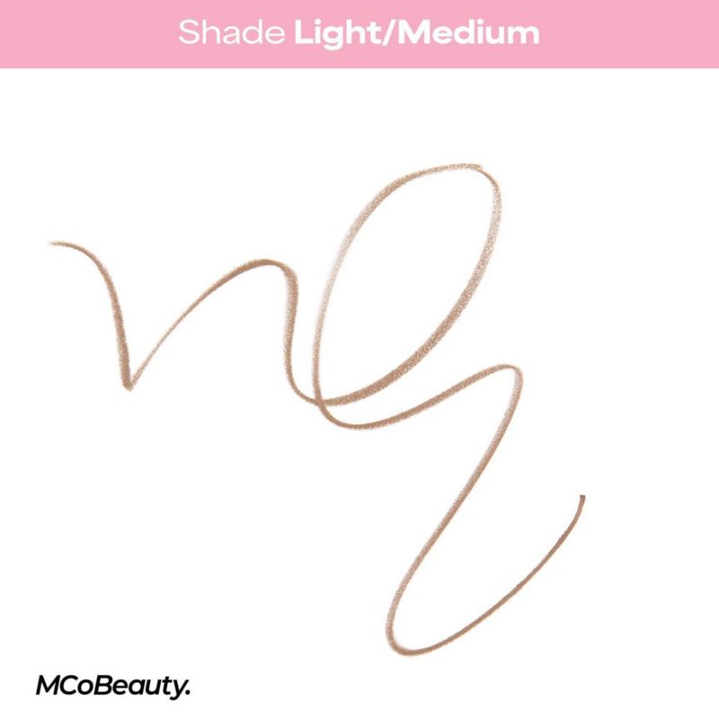 Lápiz de cejas MCoBeauty XtendBrows Light to Medium