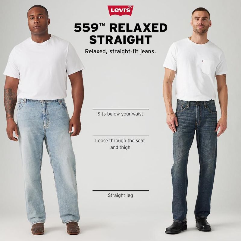 Jeans Levi's 559 Relaxed Straight – Corte recto relajado