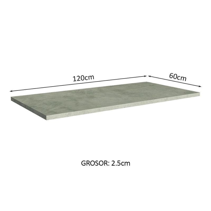 Tablero mueble cocina 120x60cm madesa glamy, lux y stella