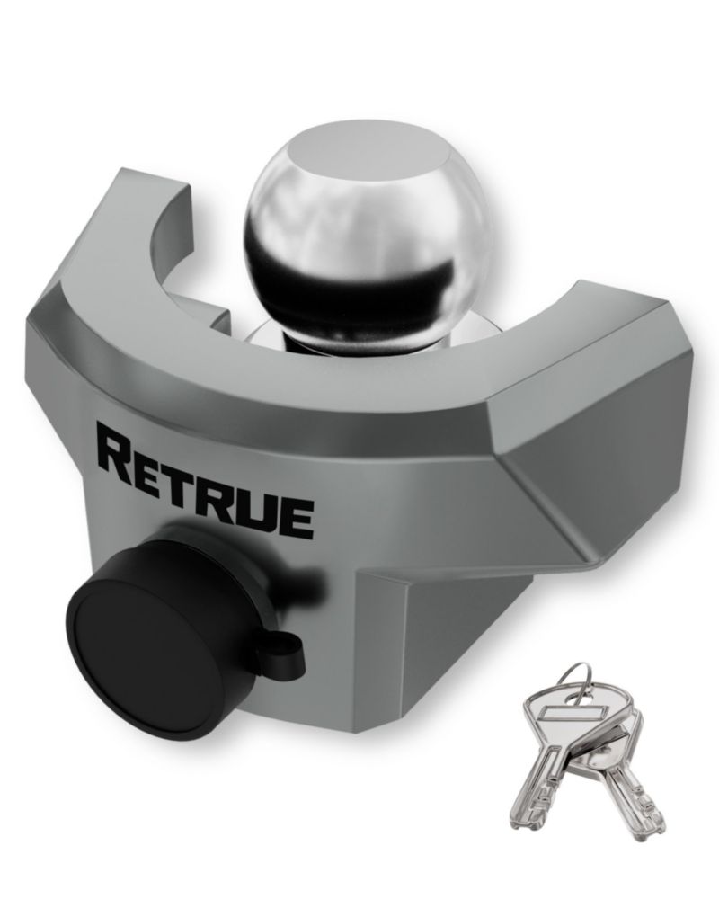 Candado para enganche de bola RETRUE 2 5/16" con flanco gris
