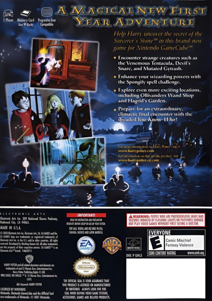 Juego EA Harry Potter y la Piedra Filosofal - Reacondicionado (GameCube)