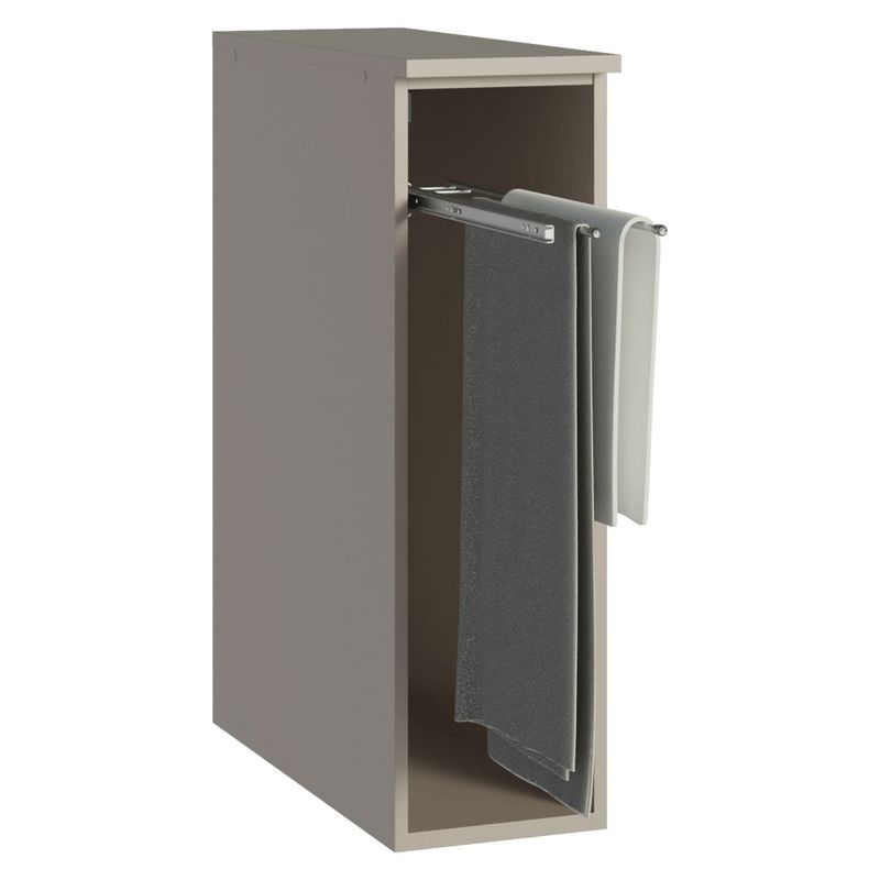 Gabinete porta-toallas cocinas madesa nice con tarja crema 1