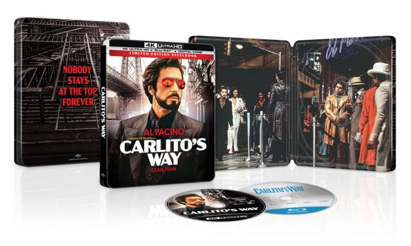 Película UNIVERSAL Carlito's Way Steelbook 4K + Blu‑ray