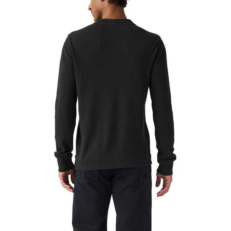 CAMISA Levi's Henley Negro Mineral Talla Grande