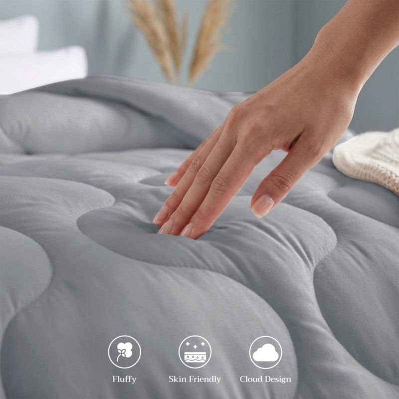 Inserto de Edredón Utopia Bedding 210 x 220 cm Gris