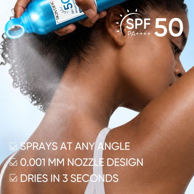 Protector Solar en Spray SKINTIFIC SPF 50 Refrescante 250 ml