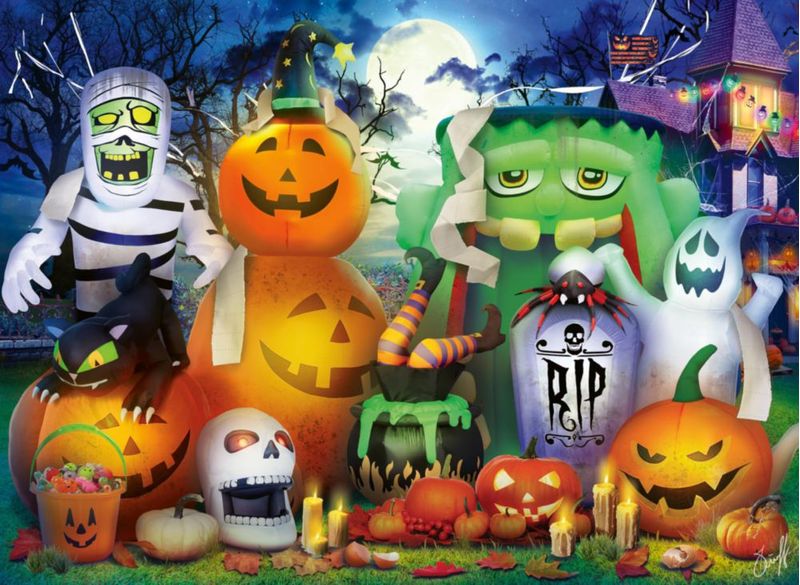 Rompecabezas Ravensburger Halloween 100 piezas XXL