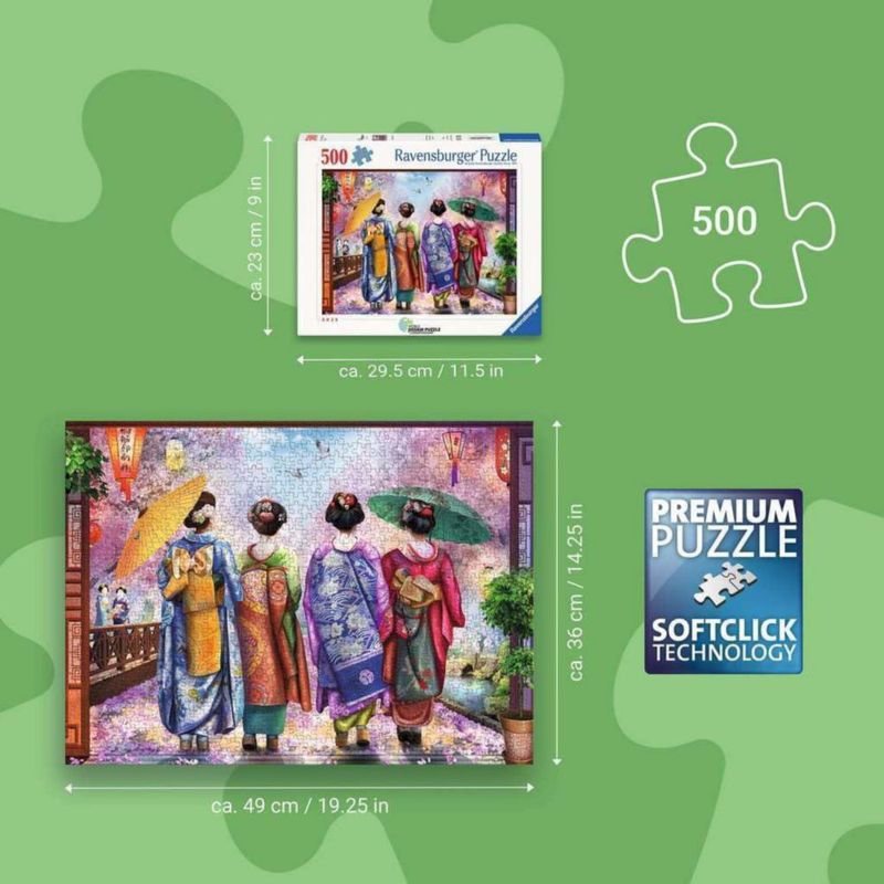 Rompecabezas Ravensburger Blossom Walk de 500 piezas