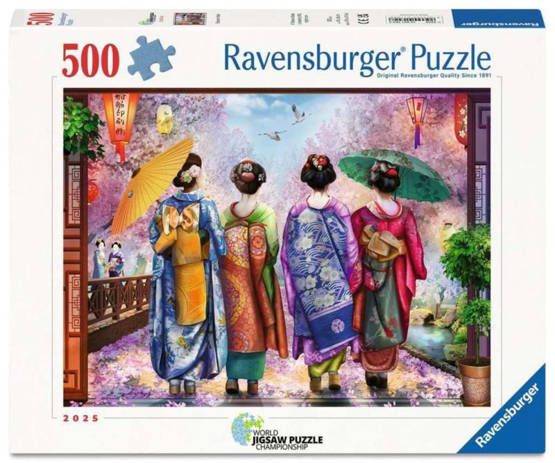 Rompecabezas Ravensburger Blossom Walk de 500 piezas