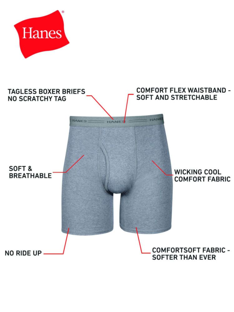 Bóxers Hanes talla XL paquete de 10 surtidos