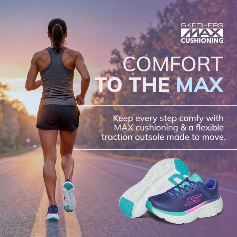 Zapatillas Skechers Max Cushioning talla 10 ancha (mujer)