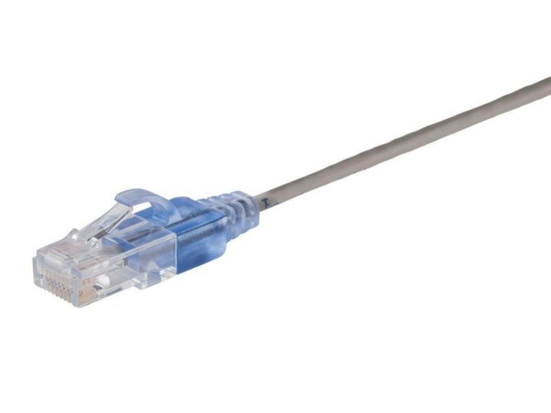 Cable Ethernet Monoprice 30 cm 10 G Pack de 10 gris
