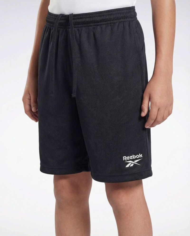 Pantalones cortos Reebok para niños de malla – Pack de 4 con bolsillo deportivo