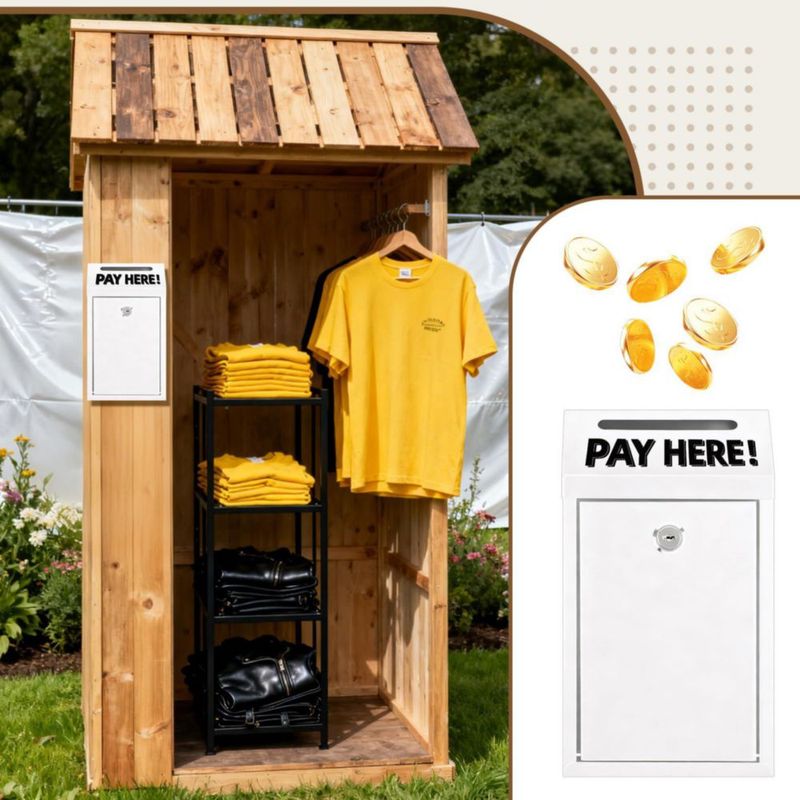 Caja de Dinero Hualleko 26 cm con Cerradura y Ranura (Blanca)