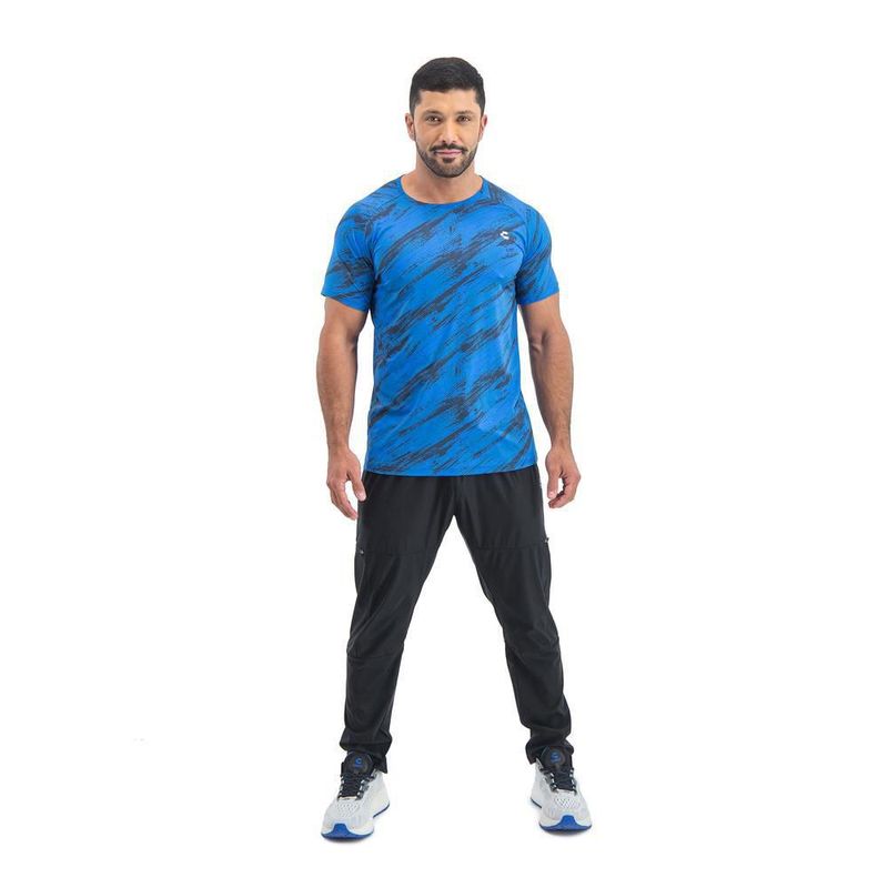 Playera charly sport training azul para hombre 5095011420