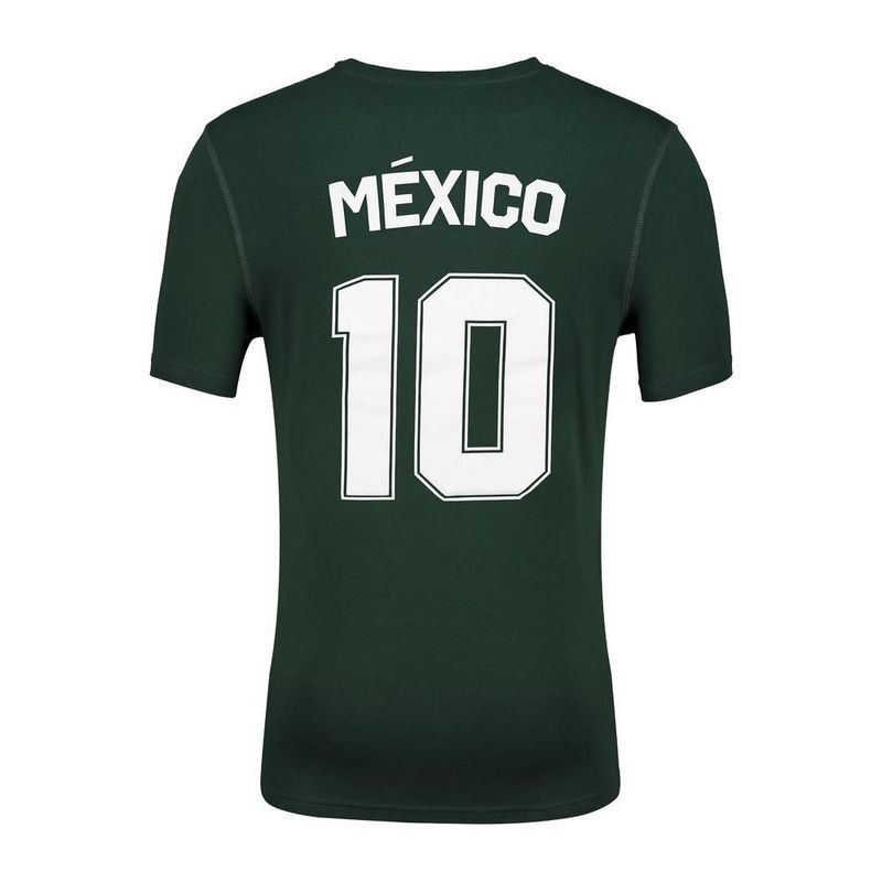 Playera charly leyendas 10 fútbol fan color verde para hombre