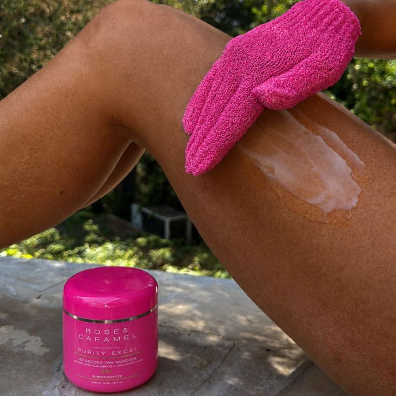 Removedor de Bronceado Rose & Caramel 440 ml con Aroma de Verano