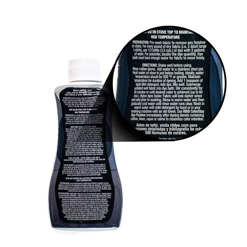 DYE Craft County 207 ml Gris Escarcha Tinte Líquido para Telas