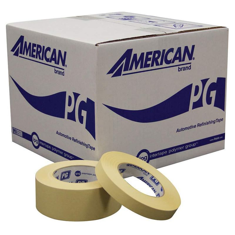 Cinta de Enmascarar Automotriz American 24 mm x 55 m Beige