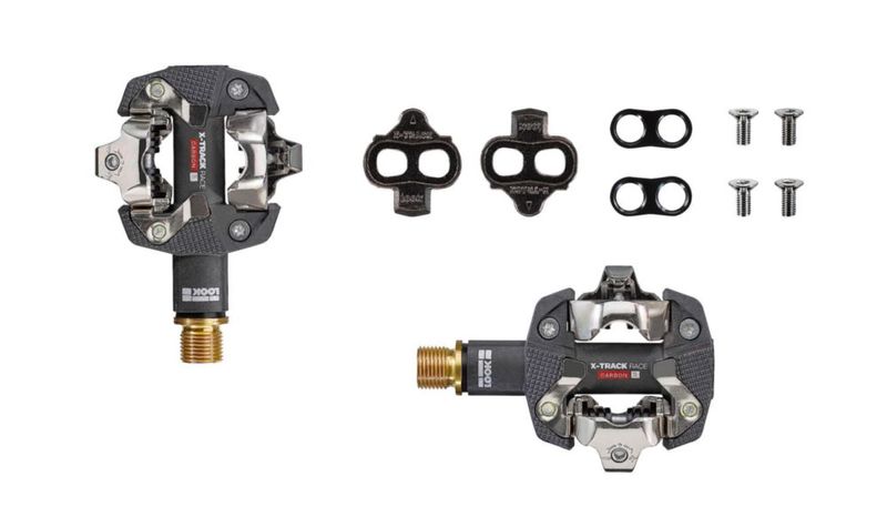 Pedales para bicicleta MTB LOOK X-Track Race Carbon Ti Clipless