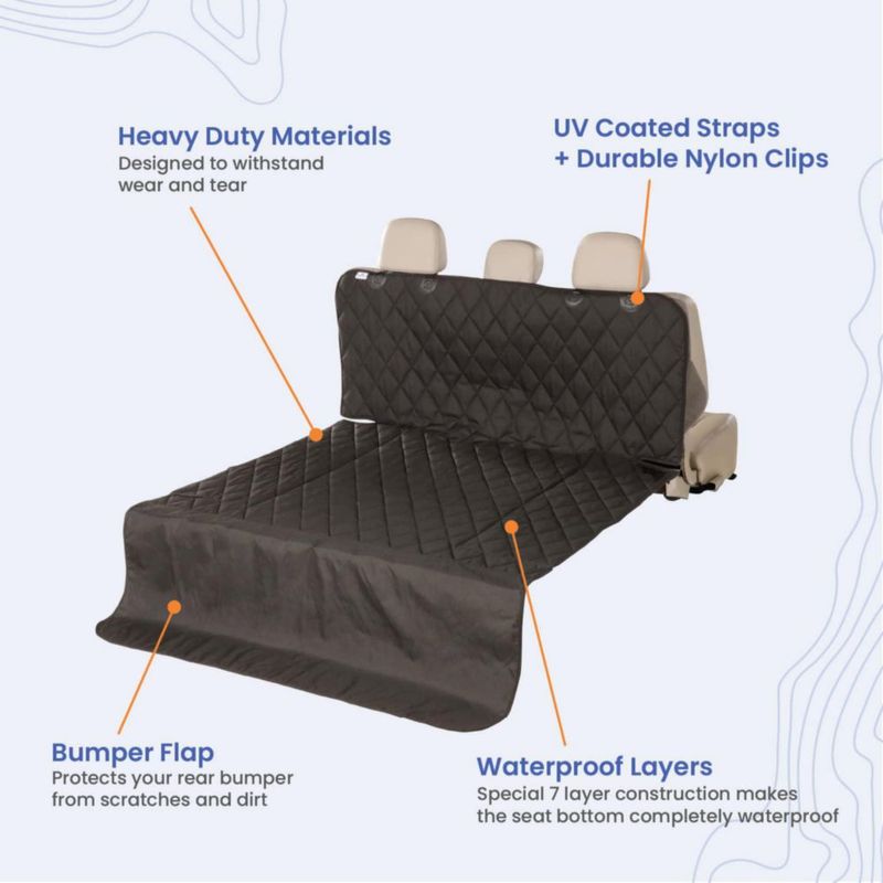 Revestimiento de Carga para SUV 4Knines Negro XL Impermeable K9‑Shield