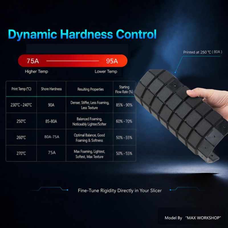 Filamento 3D Siraya Tech Flex TPU Air 1 kg Negro