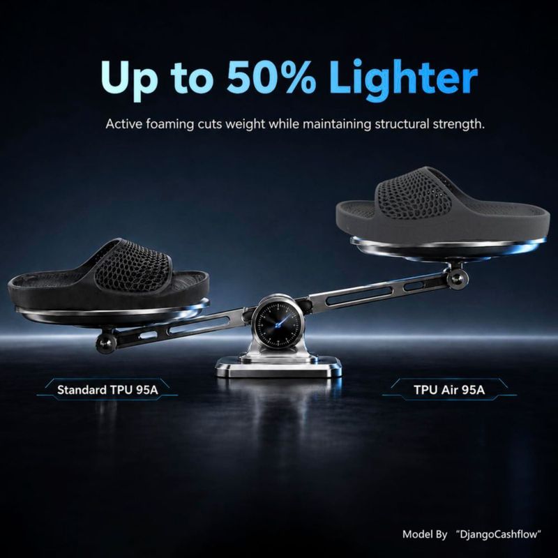 Filamento 3D Siraya Tech Flex TPU Air 1 kg Negro