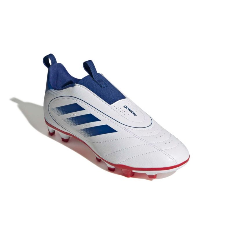 Botas adidas Goletto IX 27 cm Blanco/Azul Real/Escarlata