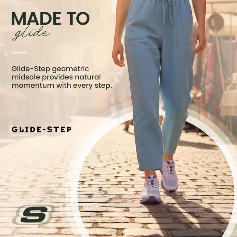 Zapatillas Skechers Glide-Step Altus Lavanda para mujer - Talla 10