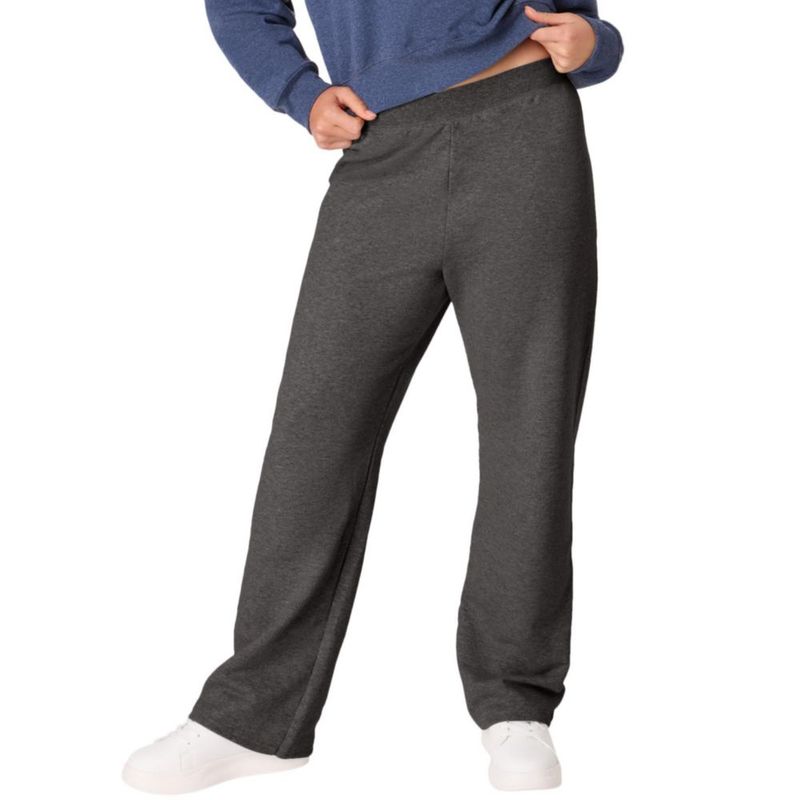 PANTALONES Hanes de Pierna Abierta EcoSmart Fleece - Talla Grande