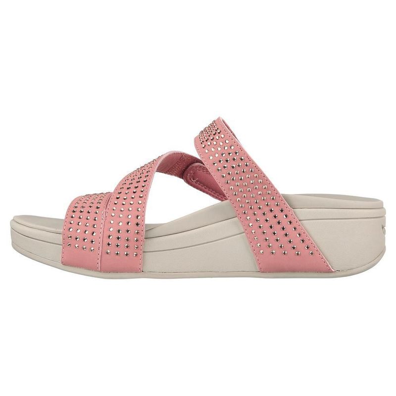 Sandalias skechers modern comfort rosa para mujer 63307ros