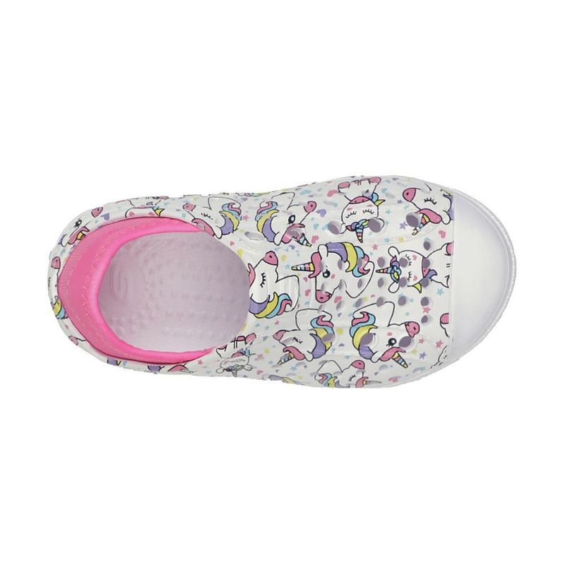 Sandalia skechers foamies girls multicolor para niña 308060nwmlt