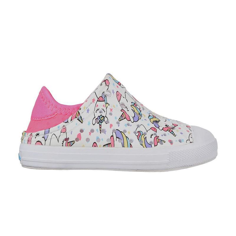 Sandalia skechers foamies girls multicolor para niña 308060nwmlt