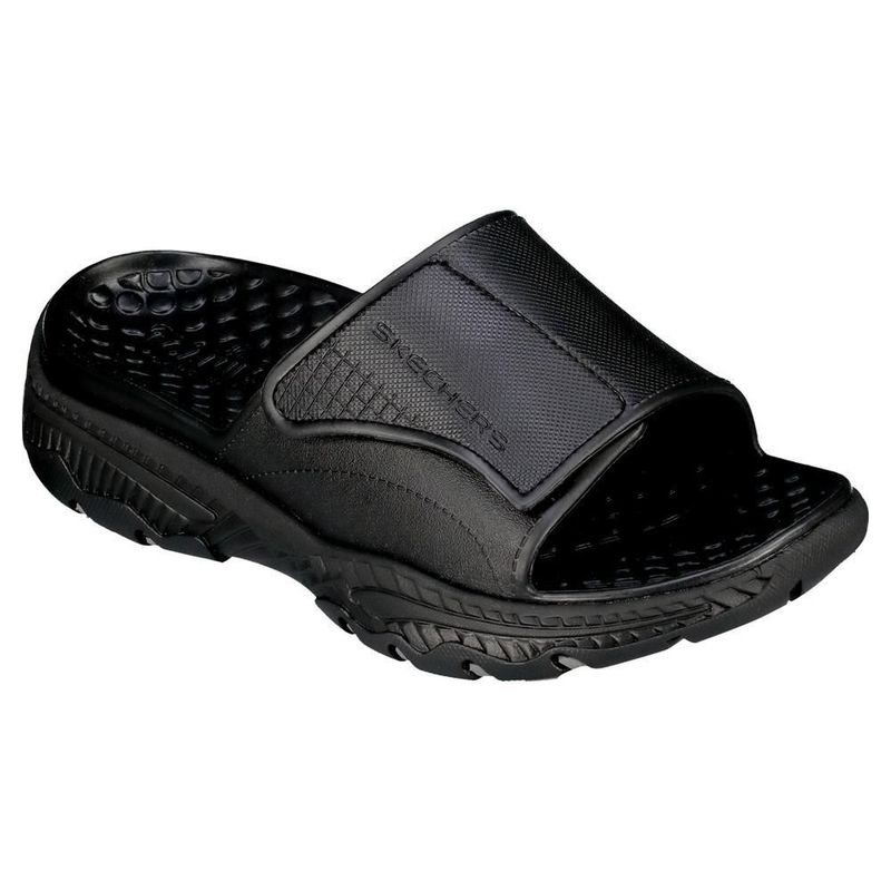Sandalias skechers foamies mens negro para hombre 243091bbk