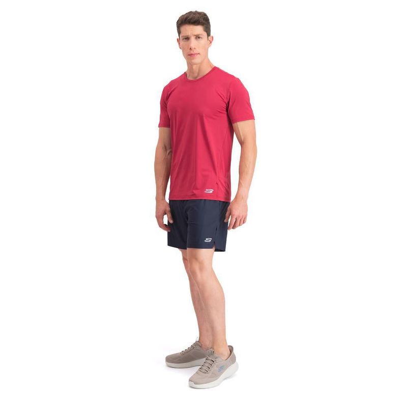 Short deportivo skechers sport training azul marino para hombre ams083nvy