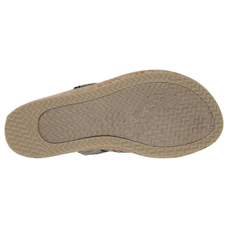 Sandalia skechers cali gris para mujer 119548pew