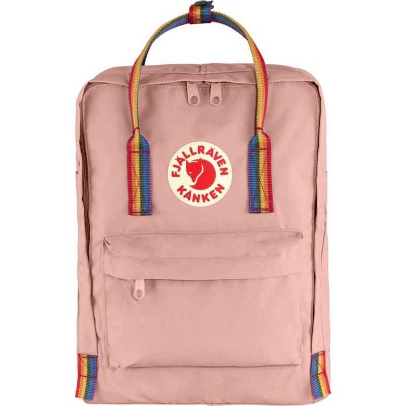 Mochila Fjällräven Kanken Rainbow Chalk Rose‑Rainbow