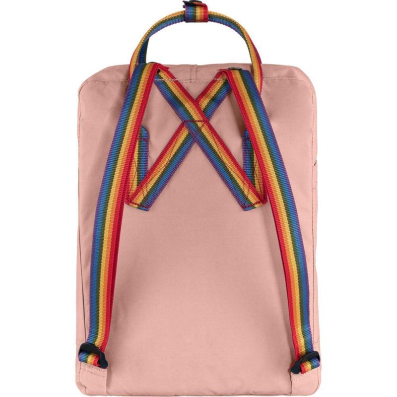 Mochila Fjällräven Kanken Rainbow Chalk Rose‑Rainbow