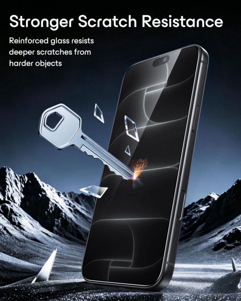 Protector de pantalla ESR para iPhone 18/17 Pro pack de 2 unidades Armorite