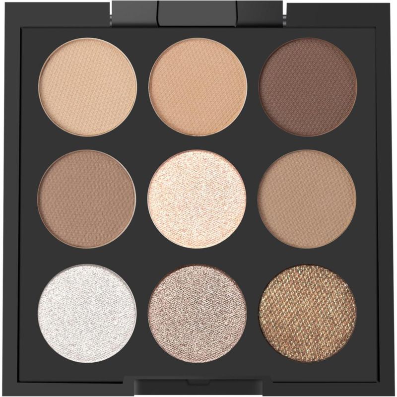Paleta de sombras de ojos Océane 9 colores neutros