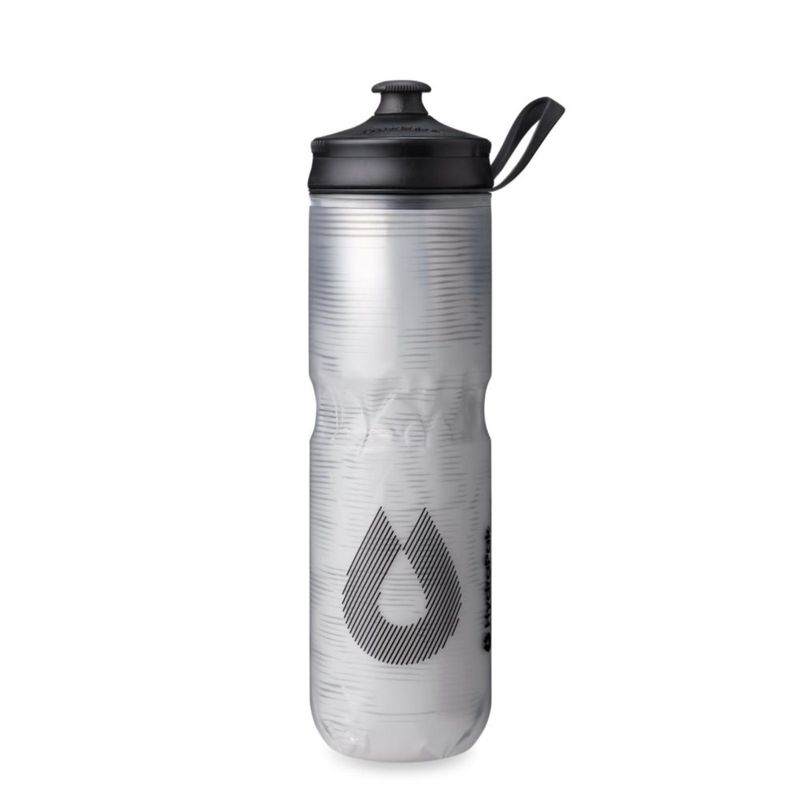 Botella HydraPak 710 ml Pulse White Aislada