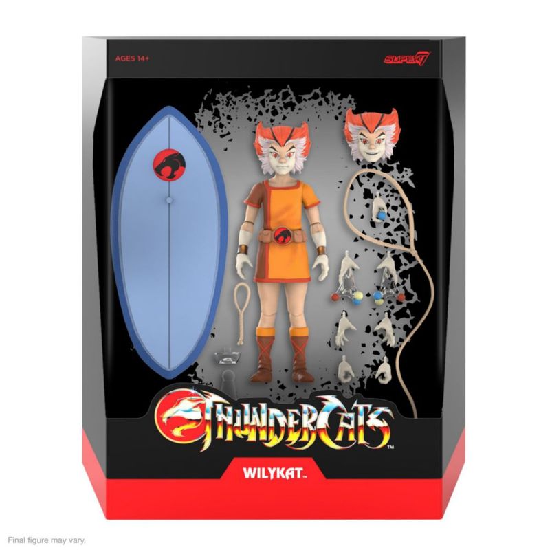 Figura de acción Super7 WilyKat 18 cm con accesorios